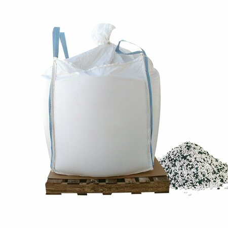BARE GROUND 2000Lb Skidded Supersack Of  Calcium Chloride Pellets W/ Infused Traction Granules CCPSG-2000